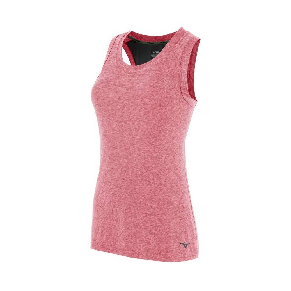 Damske Tank Top Mizuno Alpha Bezecke Ruzove/Čierne Vypredaj HKPQ28653